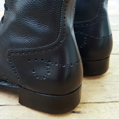 Heel details on boots