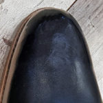 Plain toe on shoe