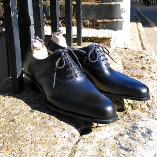 black oxford bespoke shoe