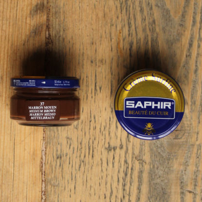 Saphir shoe cream mid brown