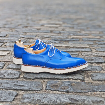 electric blue shoes