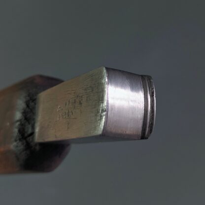 vintage Jupp edge iron head detail