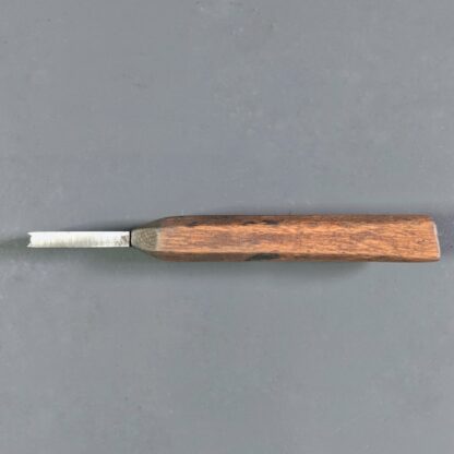 vintage 1/8" edge iron side view
