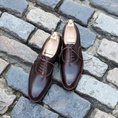 dark brown bespoke oxford shoes