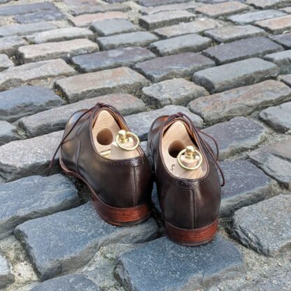 bespoke oxford shoes with dog ear