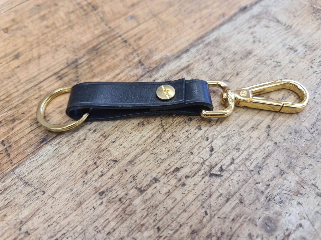 Chunky key Fob | Handy sized leather key fob | Carreducker