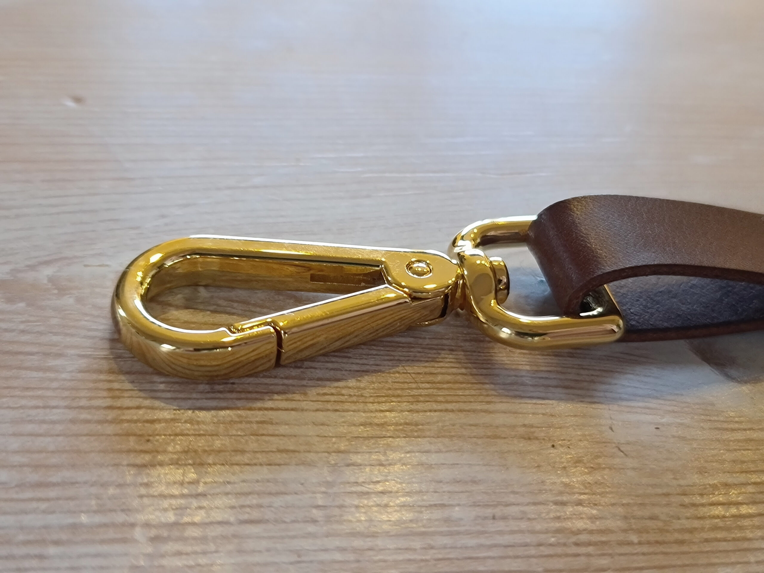 Chunky Leather Key Fob