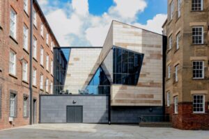 a photo of the new northampton museum extension