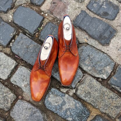 chukka boot in sunburst leather