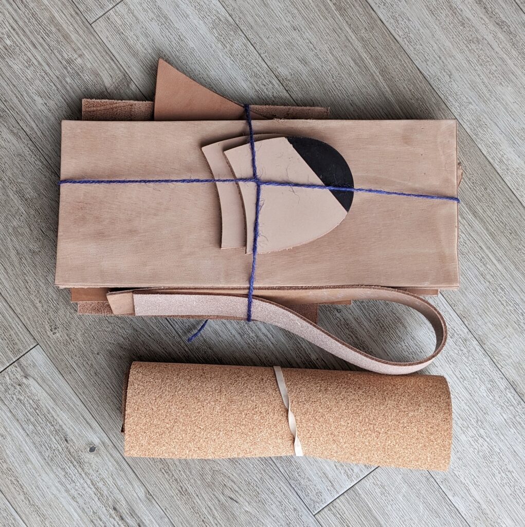 Shoe Making Kit leather for handsewn shoe making Carreducker